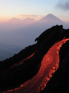 image of volcano pacaya in antigua guatemala