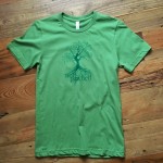 Not Parched t shirt in green custom design