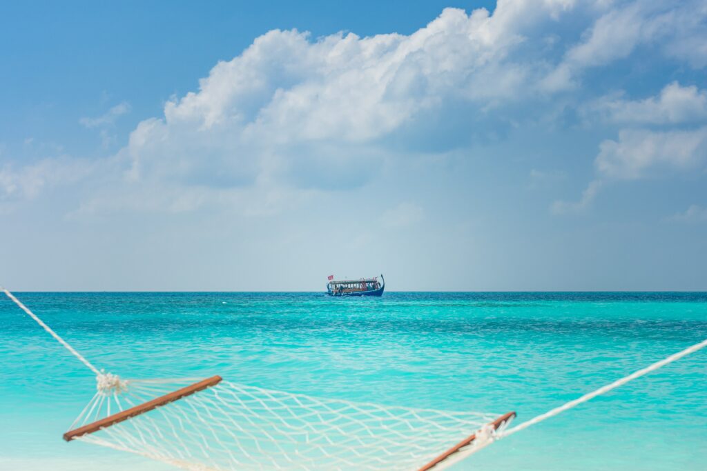 Image of rest on a beach vacation